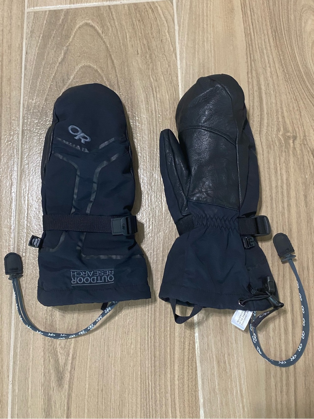 OUTDOOR RESEARCH Mittens RARE GOAT Leather Highcamp Mitts Mens Size Small